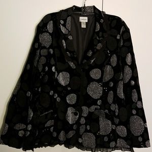 Chico's Lovely Velvet Jacket